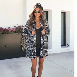 Stitch + Feather Robin Herringbone Shacket